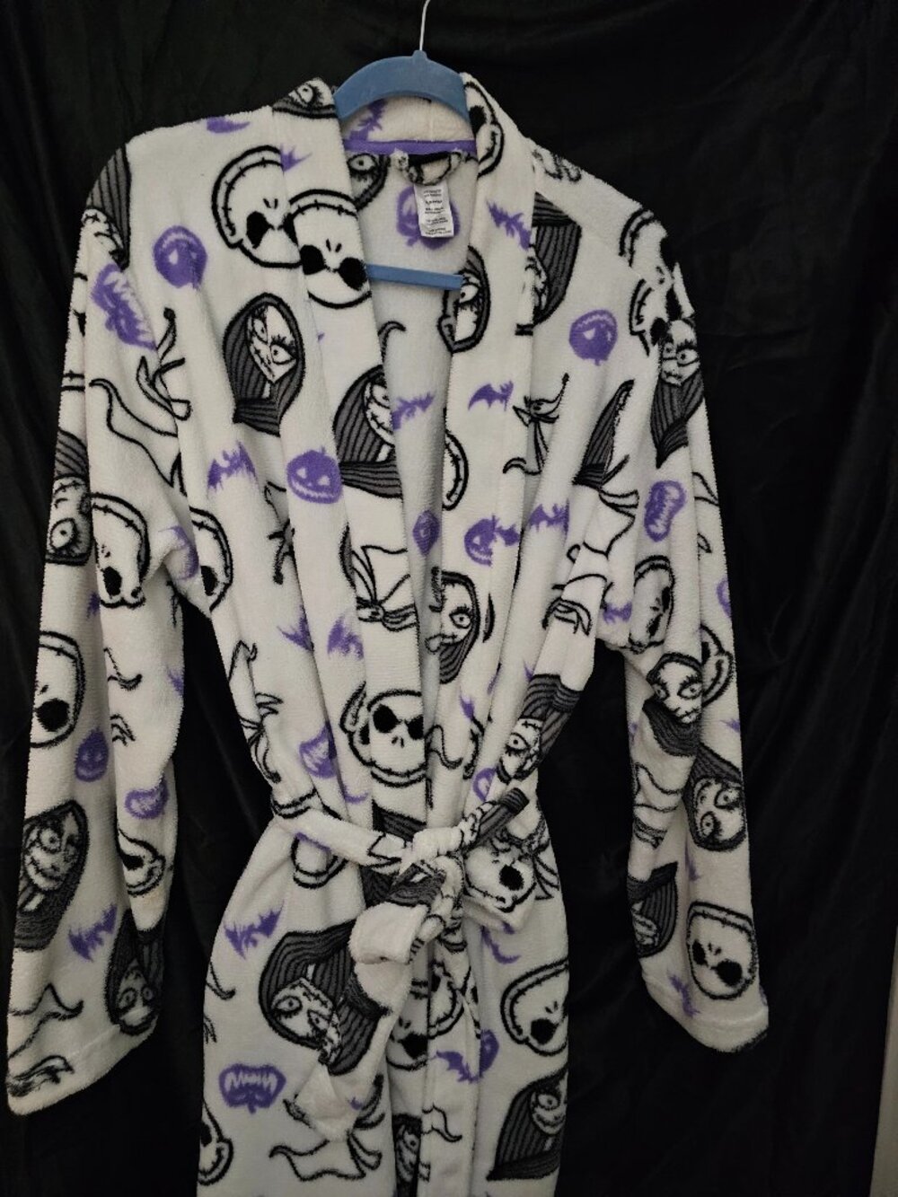 Disney Tim Burton's The Nightmare Before Christmas Fleece Robe - XL